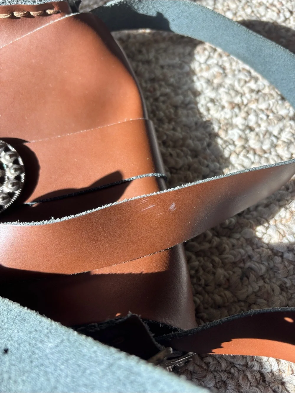 100% handcrafted in Greece // individual art leather // leather bag w wallet